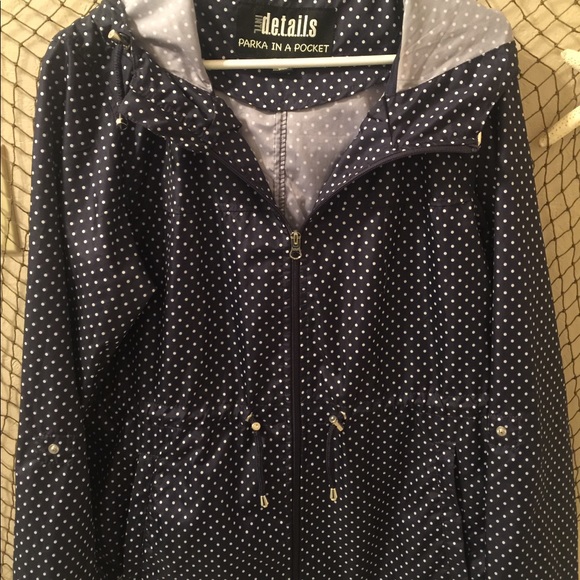 details parka in a pocket